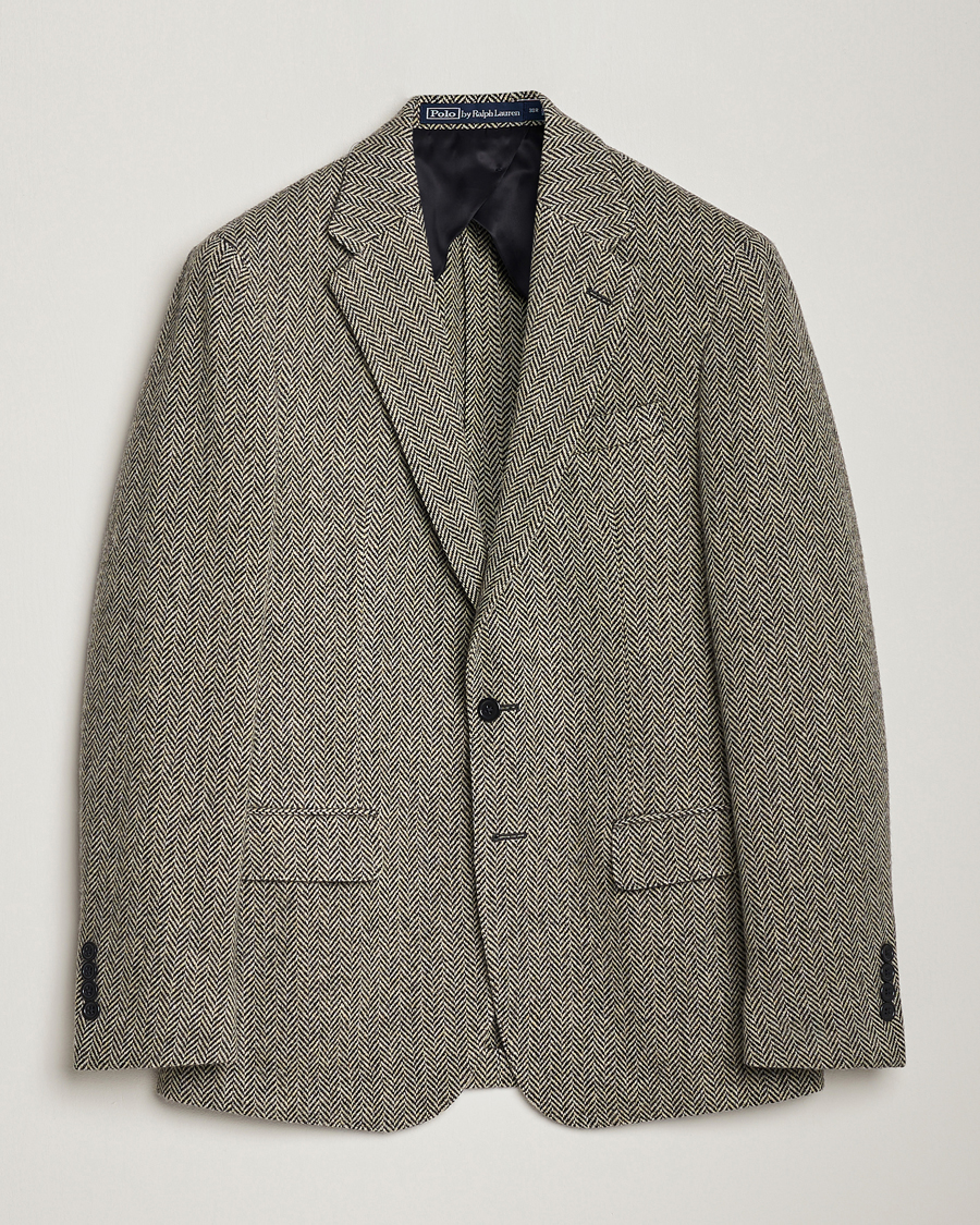 Homme | Blazers | Polo Ralph Lauren | Herringbone Sportcoat Black/Cream