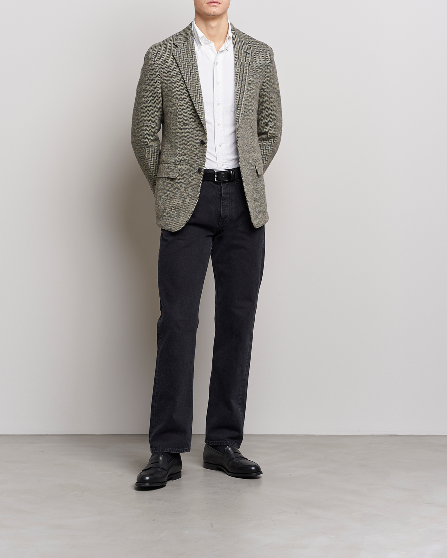 Homme | Blazers | Polo Ralph Lauren | Herringbone Sportcoat Black/Cream