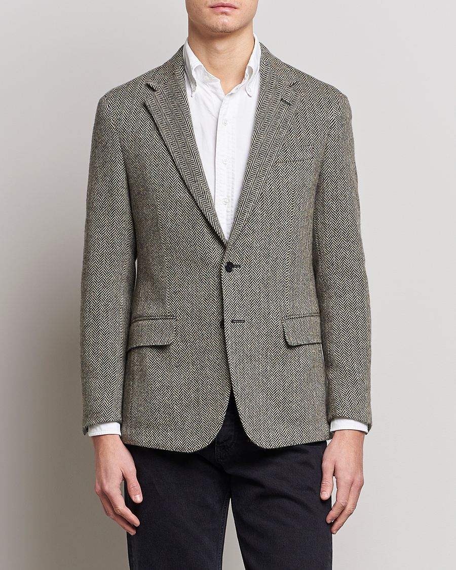 Homme | Blazers | Polo Ralph Lauren | Herringbone Sportcoat Black/Cream