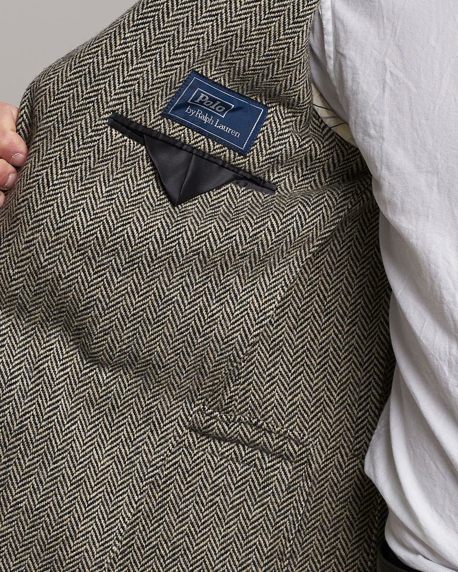 Homme | Blazers | Polo Ralph Lauren | Herringbone Sportcoat Black/Cream