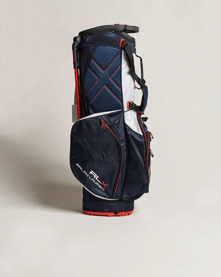 Homme |  | RLX Ralph Lauren | Stand Golf Bag White/Navy
