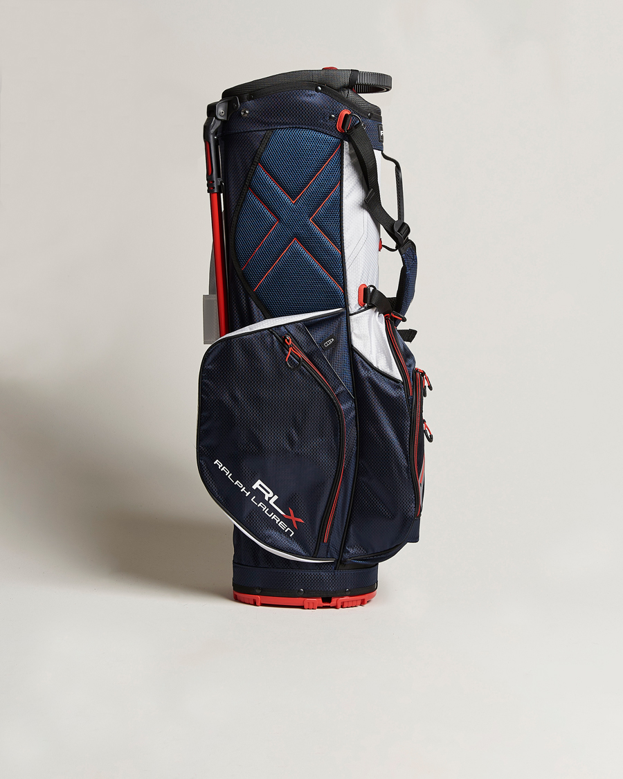 Homme | RLX Ralph Lauren Stand Golf Bag White/Navy | RLX Ralph Lauren | Stand Golf Bag White/Navy
