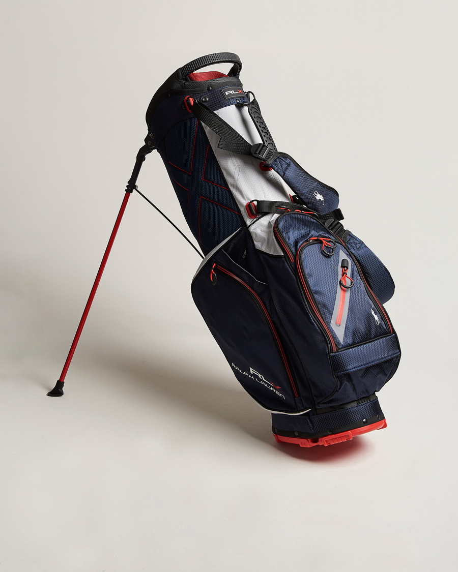 Homme | RLX Ralph Lauren Stand Golf Bag White/Navy | RLX Ralph Lauren | Stand Golf Bag White/Navy
