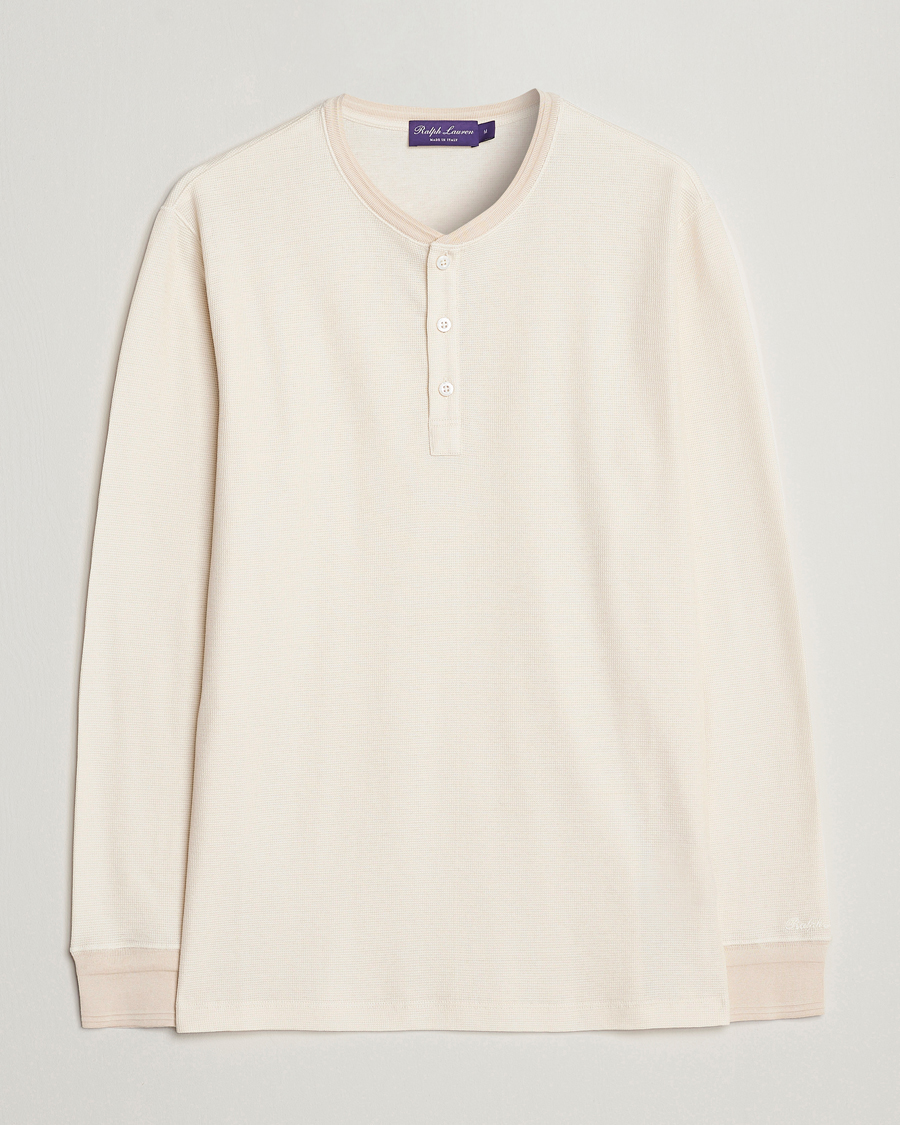Homme | Pulls Et Tricots | Ralph Lauren Purple Label | Cotton/Silk Henley Cream