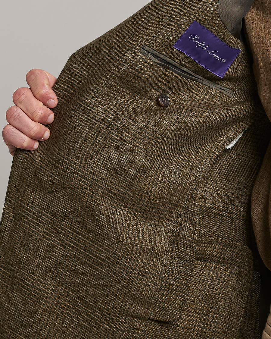 Homme | Manteaux Et Vestes | Ralph Lauren Purple Label | Herringbone Wool Jacket Sage Green