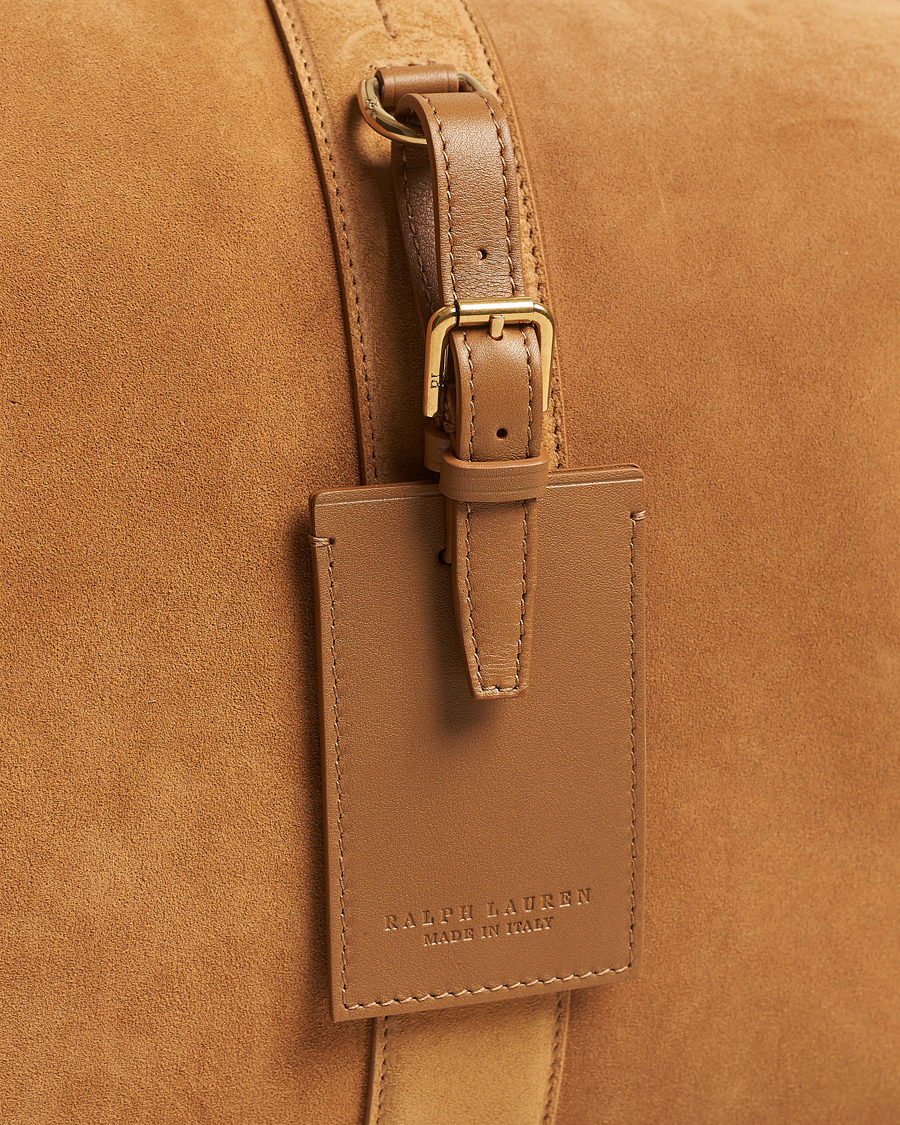 Homme | Ralph Lauren Purple Label Large Suede Duffelbag Fawn | Ralph Lauren Purple Label | Large Suede Duffelbag Fawn