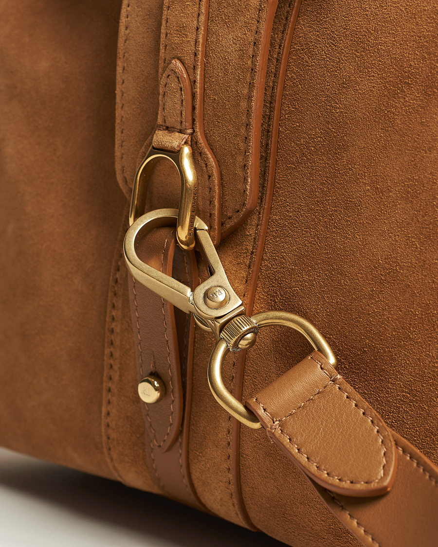 Homme | Ralph Lauren Purple Label Large Suede Duffelbag Fawn | Ralph Lauren Purple Label | Large Suede Duffelbag Fawn