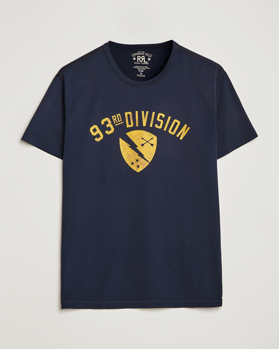 Homme | T-shirts | RRL | Naval Graphic Tee Vintage Navy