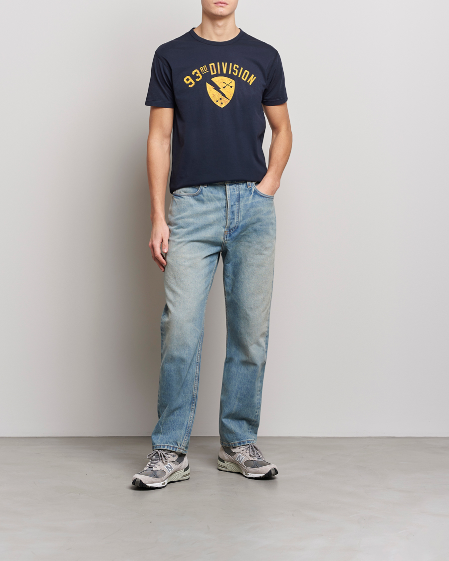 Homme | T-shirts | RRL | Naval Graphic Tee Vintage Navy