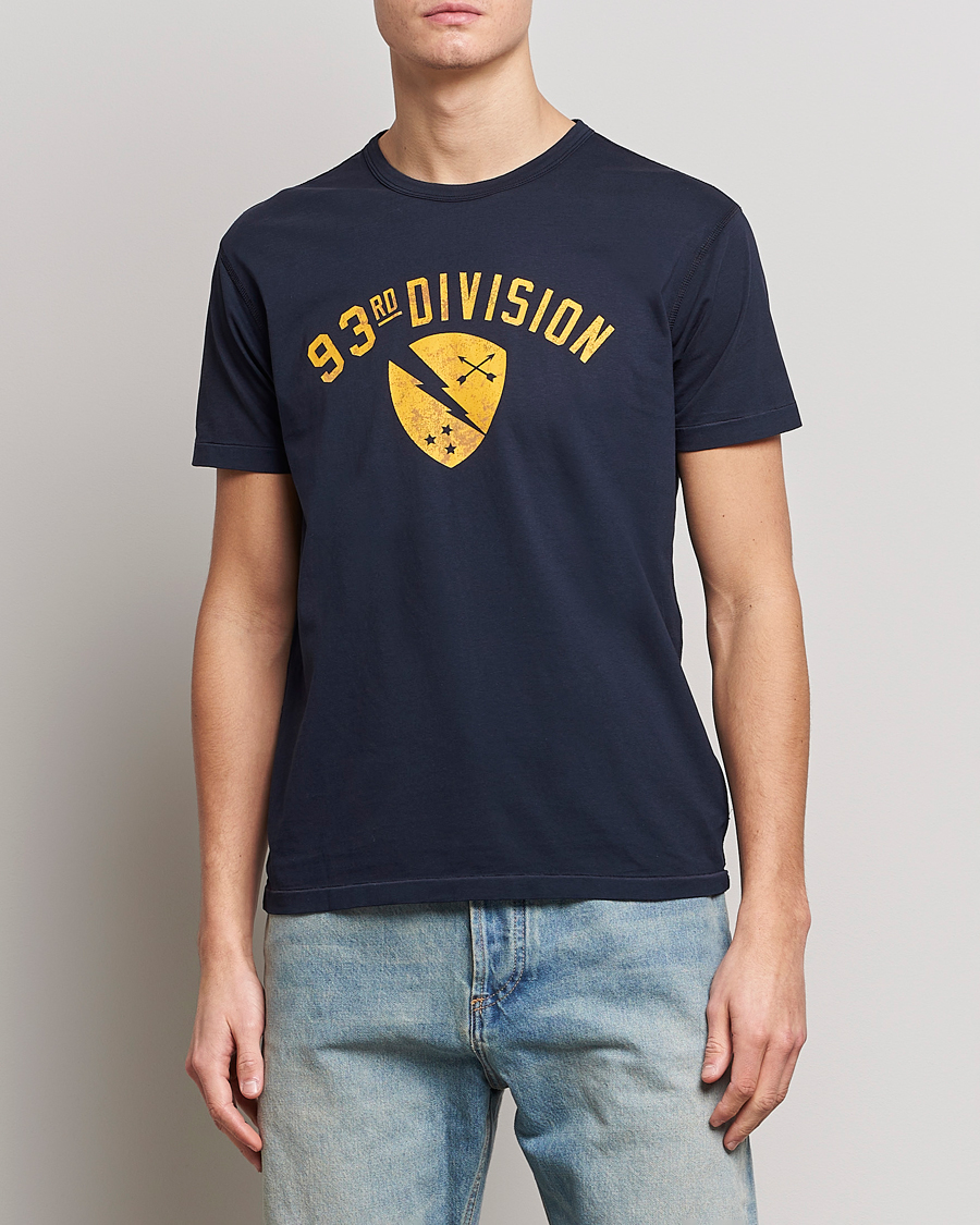 Homme | T-shirts | RRL | Naval Graphic Tee Vintage Navy