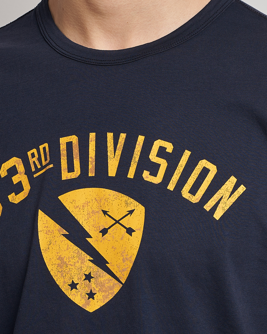 Homme | T-shirts | RRL | Naval Graphic Tee Vintage Navy