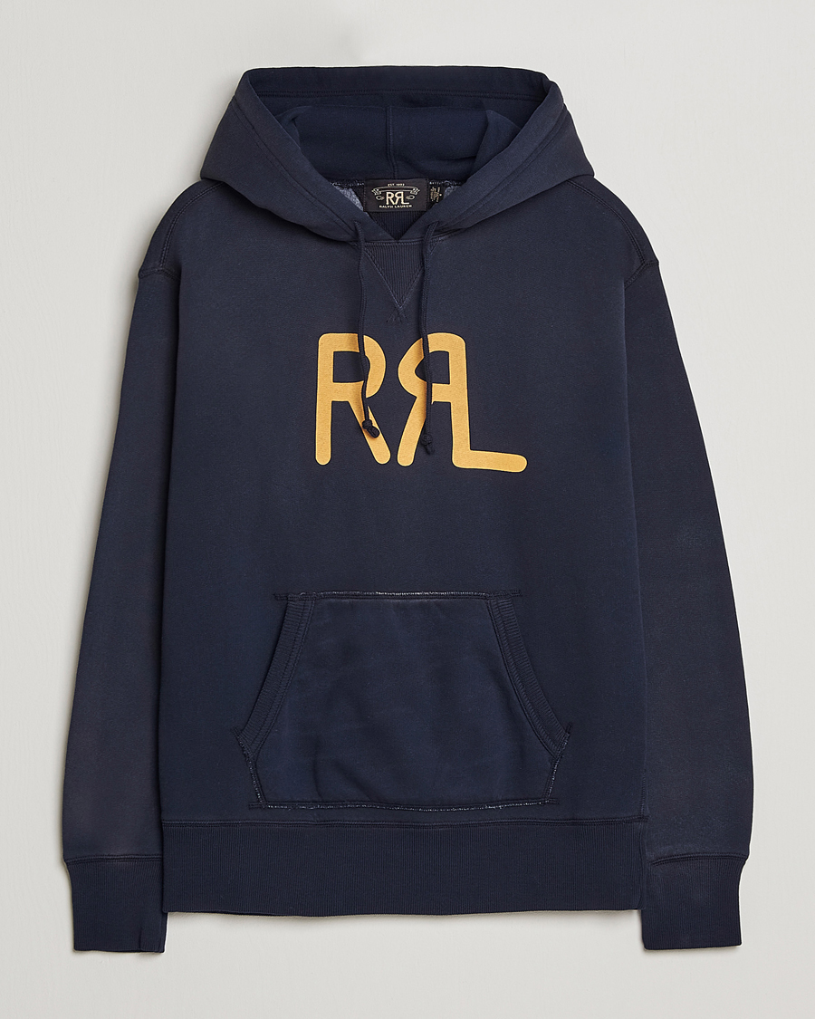 Homme | Pulls Et Tricots | RRL | Hooded Pullover Faded Navy
