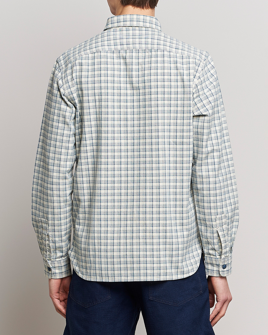 Homme | Chemises | RRL | Alaska Overshirt Cream/Blue