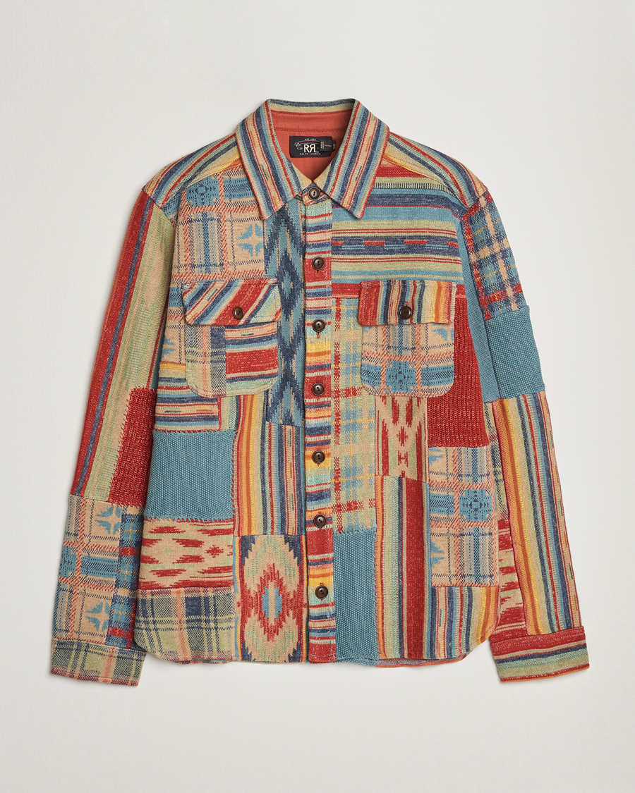 Homme | Chemises | RRL | Limited Patchwork Workshirt Red Multi