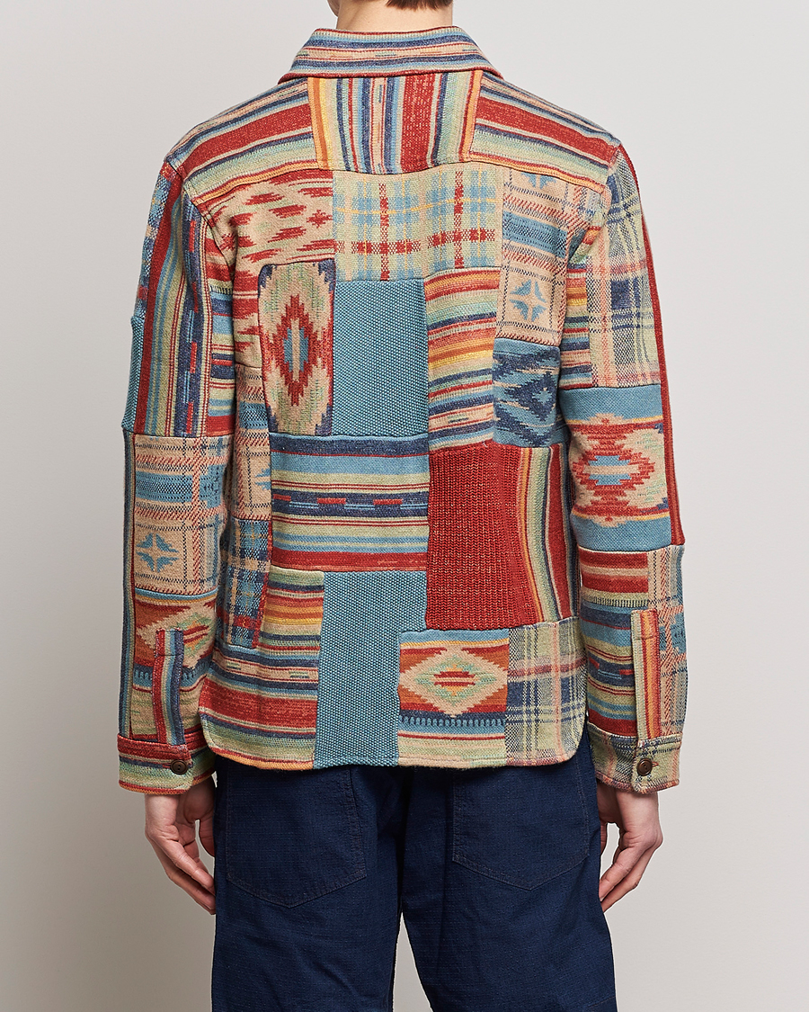 Homme | Chemises | RRL | Limited Patchwork Workshirt Red Multi