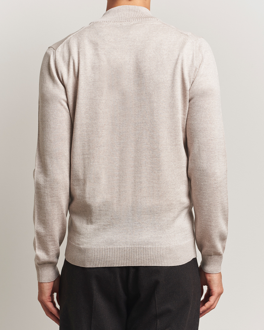 Homme | Pulls Et Tricots | Stenströms | Merino Full Zip Beige