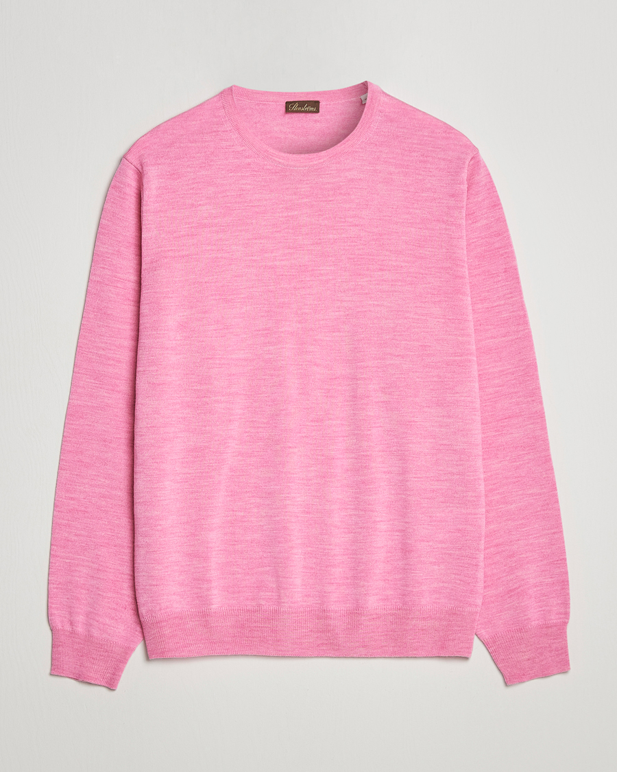 Homme | Pulls Et Tricots | Stenströms | Merino Crew Neck Pink