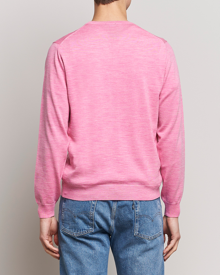 Homme | Pulls Et Tricots | Stenströms | Merino Crew Neck Pink