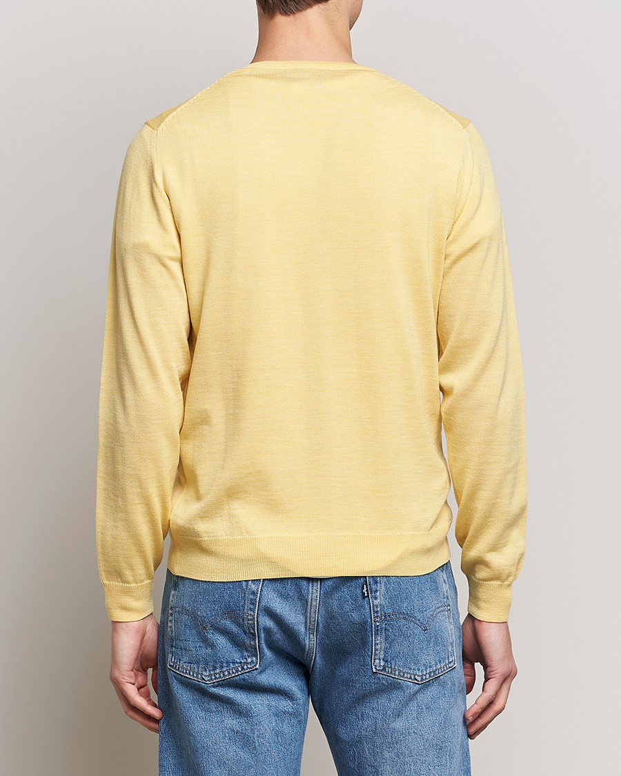 Homme | Pulls Et Tricots | Stenströms | Merino Crew Neck Yellow