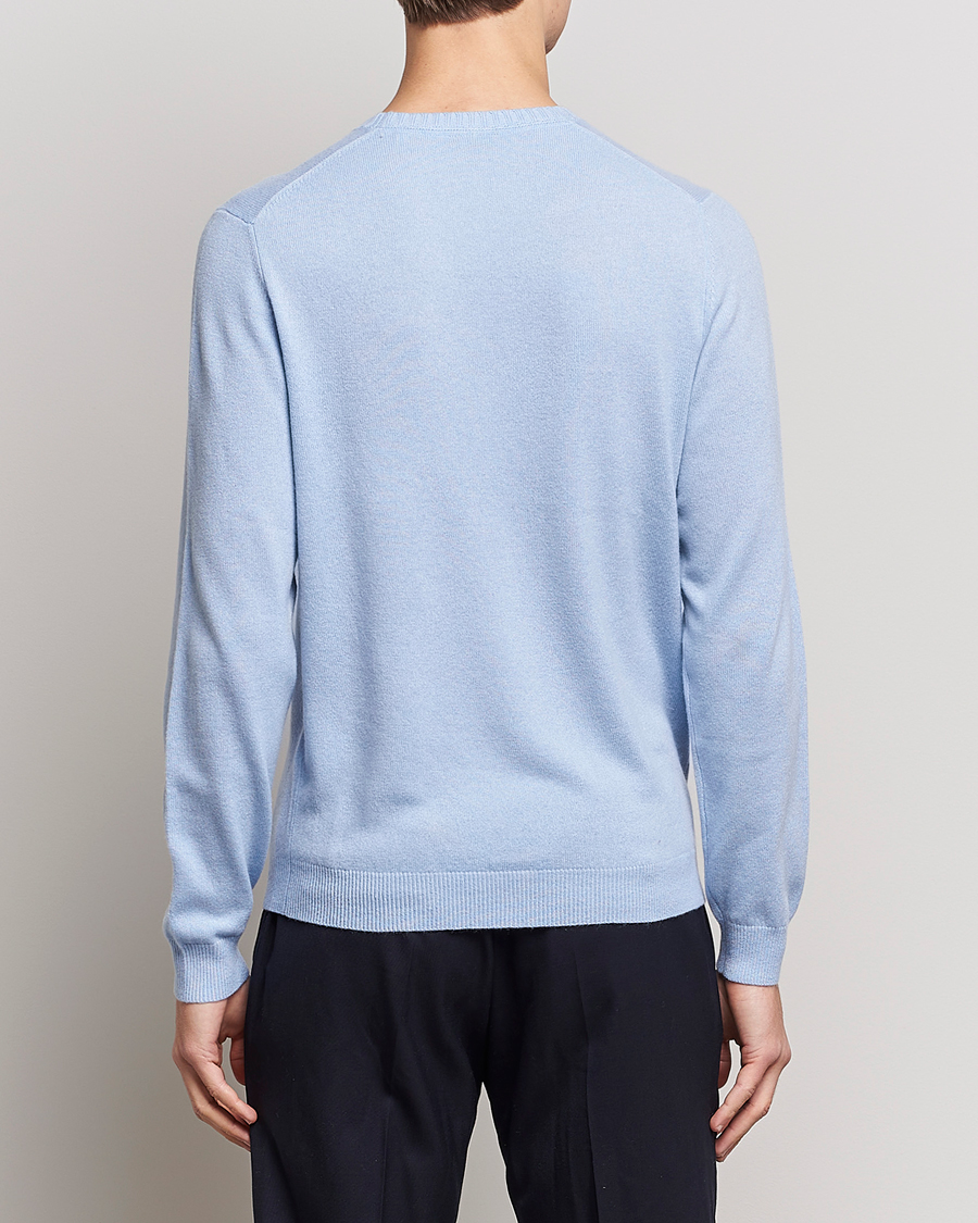 Homme | Pulls Et Tricots | Stenströms | Cashmere Crew Neck Light Blue