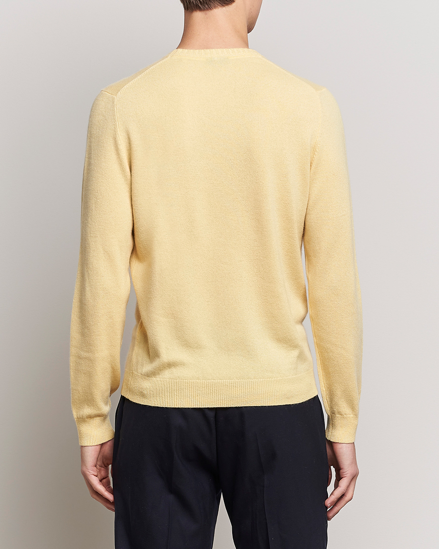 Homme | Pulls Et Tricots | Stenströms | Cashmere Crew Neck Yellow