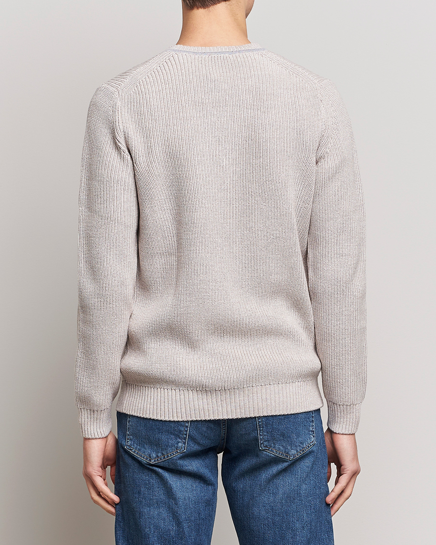 Homme | Pulls Et Tricots | Stenströms | Merino Heavy Knitted V-Neck Beige