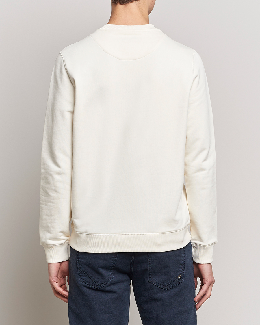 Homme | Pulls Et Tricots | Stenströms | Cotton Collage Crew Neck White
