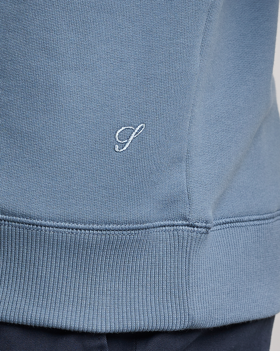 Homme | Pulls Et Tricots | Stenströms | Cotton Collage Crew Neck Blue