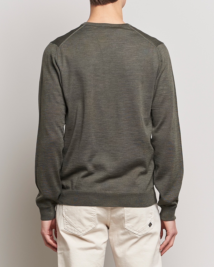 Homme | Pulls Et Tricots | Stenströms | Merino Zegna Knitted Cardigan Dark Green