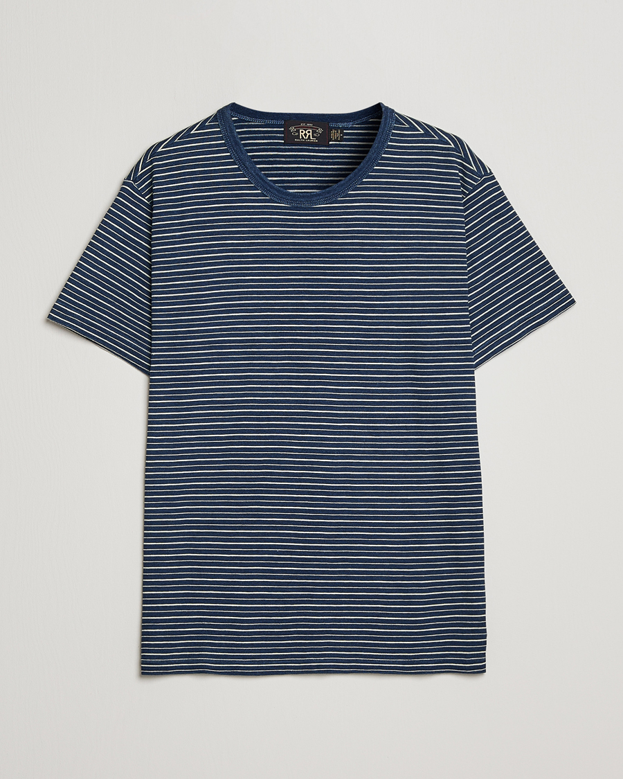 Homme | T-shirts | RRL | Washed Tee Black Indigo