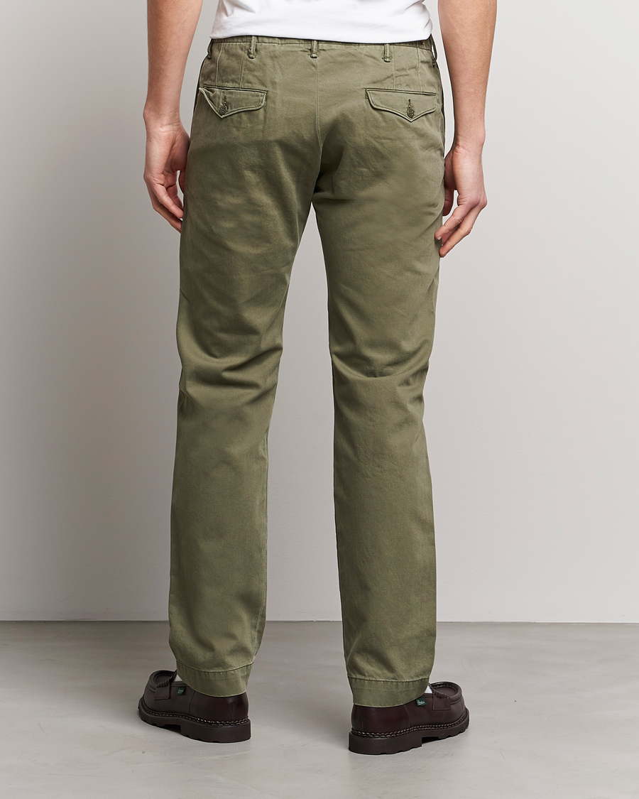 Homme | Pantalons | RRL | Officers Flat Pants Olive