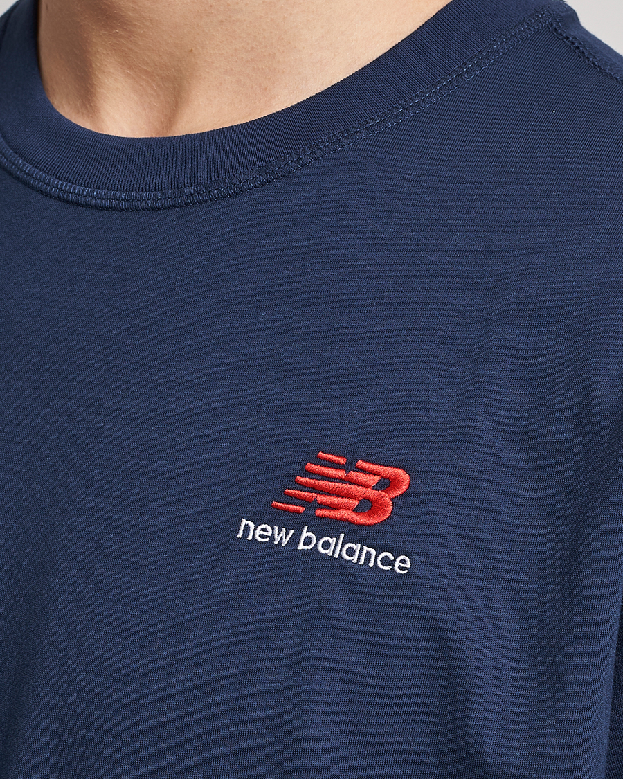 Homme | T-shirts | New Balance | Cotton T-Shirt Natural Indigo