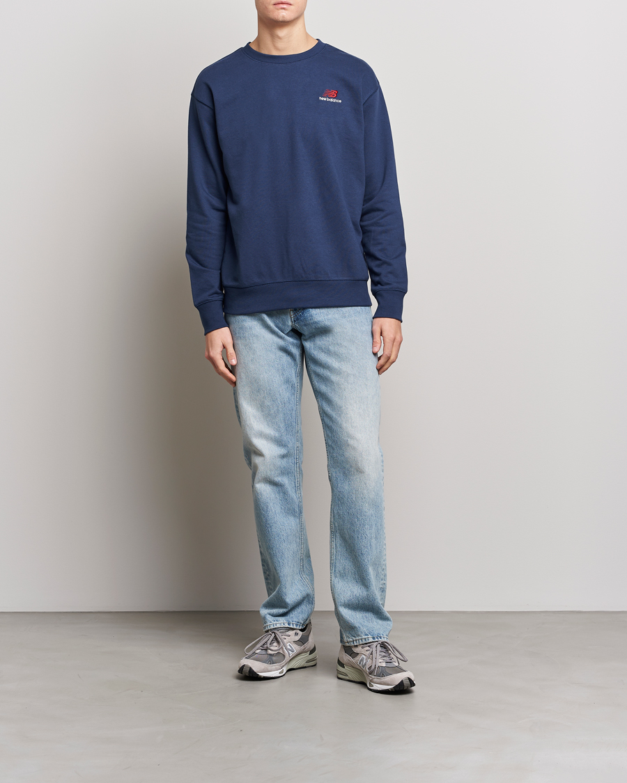 Homme | Pulls Et Tricots | New Balance | French Terry Sweatshirt Natural Indigo