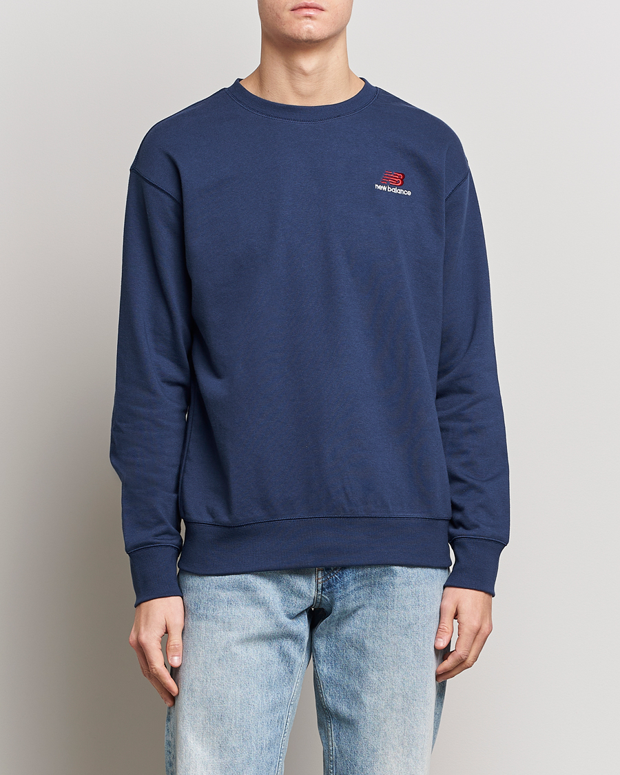 Homme | Pulls Et Tricots | New Balance | French Terry Sweatshirt Natural Indigo