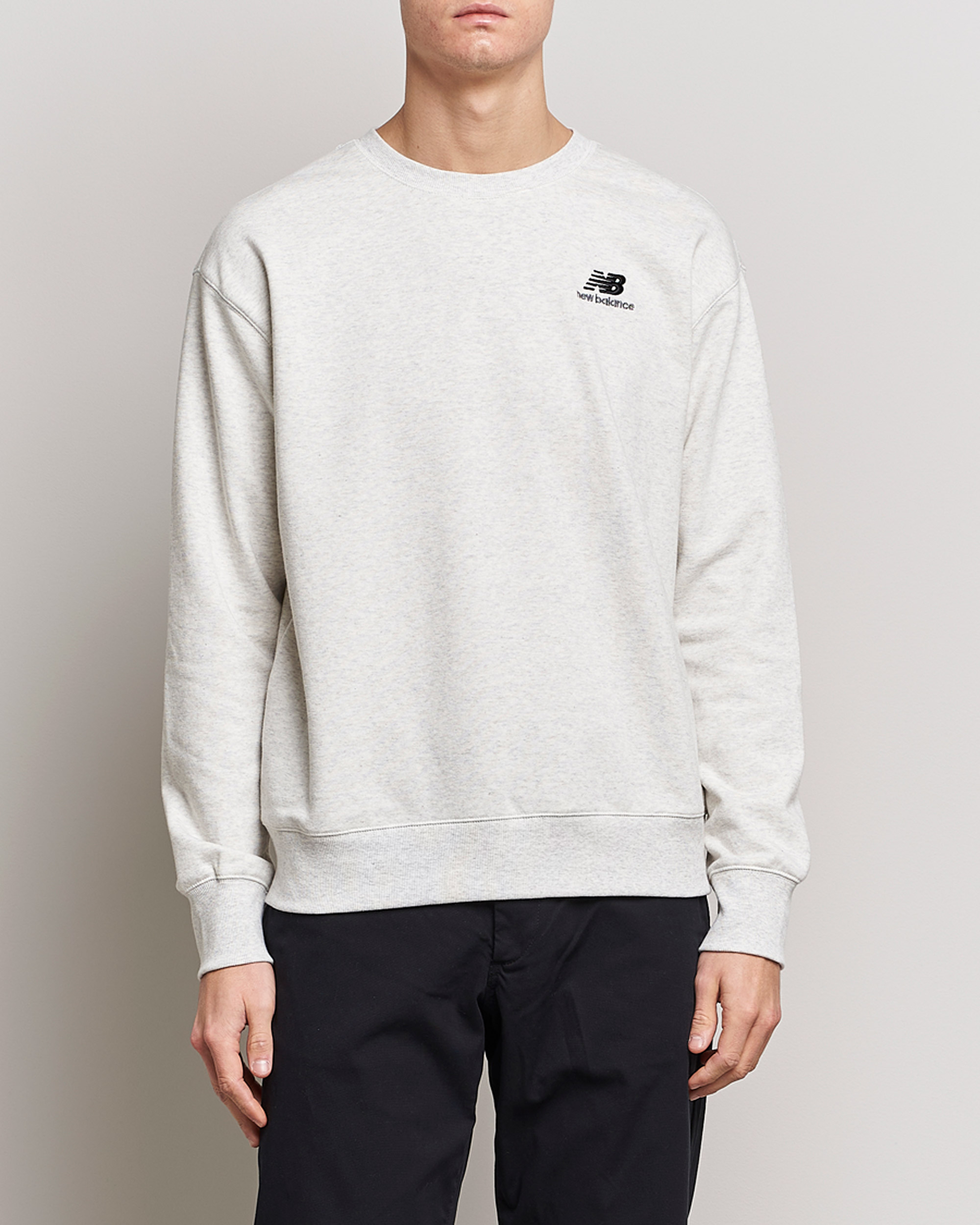 Homme | Pulls Et Tricots | New Balance | French Terry Sweatshirt Sea Salt Heather