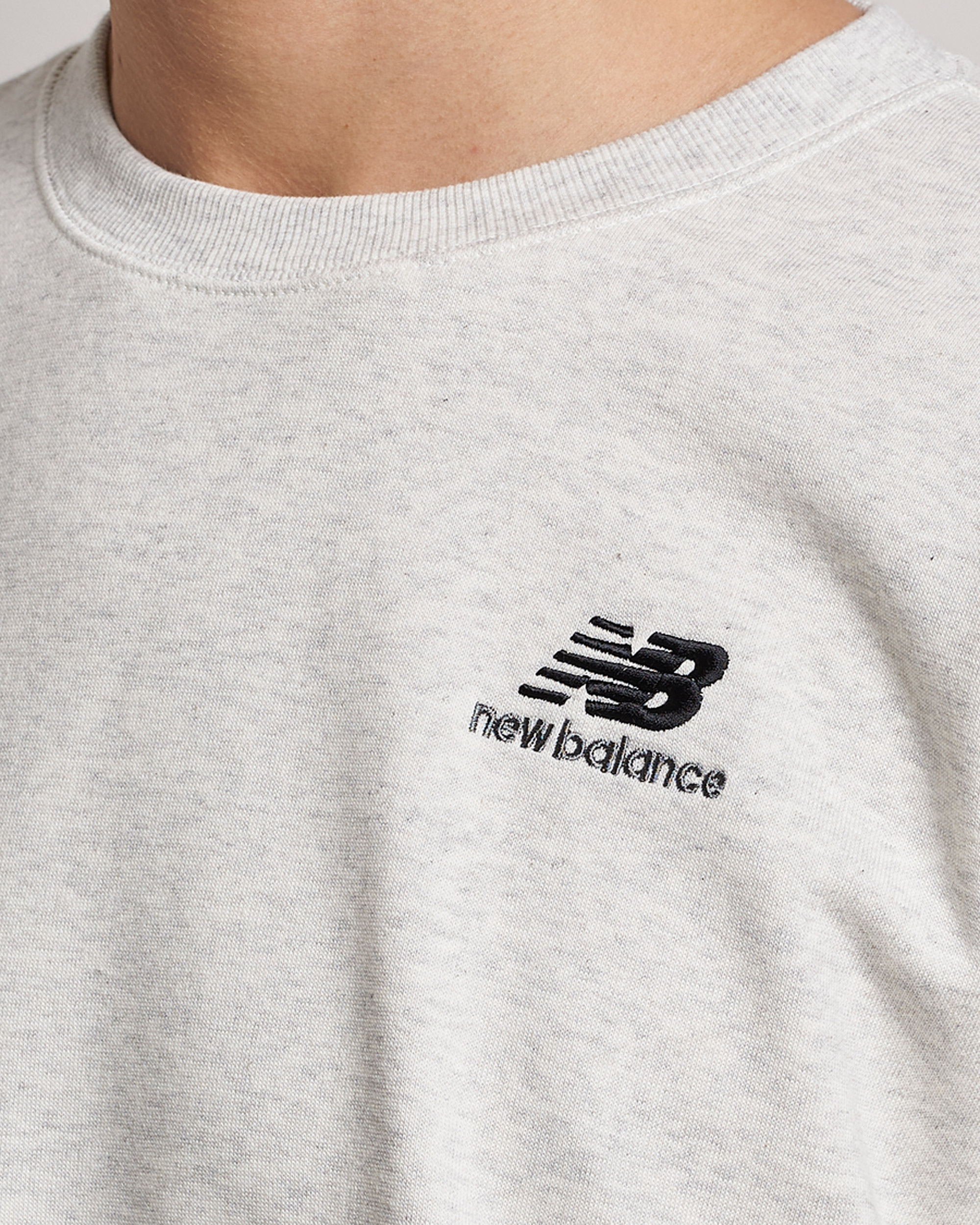 Homme | Pulls Et Tricots | New Balance | French Terry Sweatshirt Sea Salt Heather