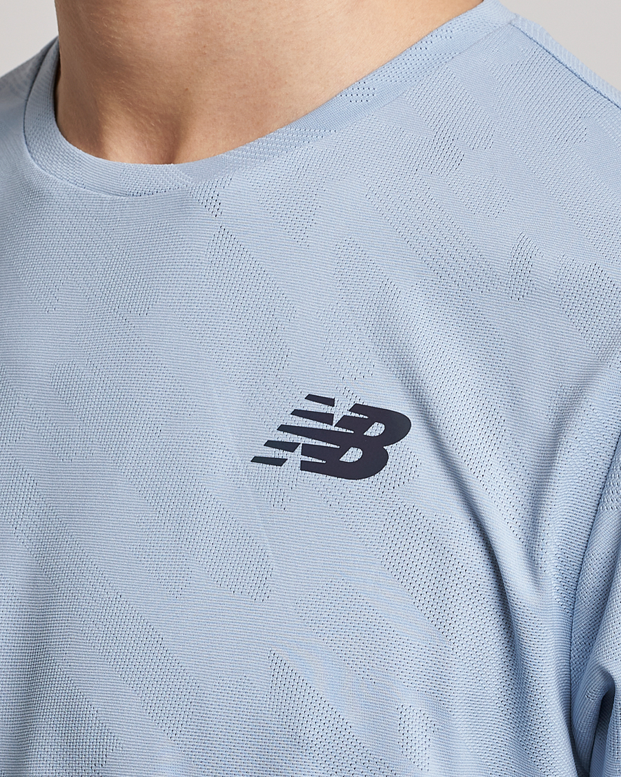 Homme | T-shirts | New Balance Running | Q Speed Jacquard T-Shirt Light Arctic Grey