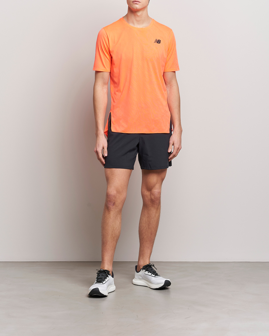 Homme | T-shirts | New Balance Running | Q Speed Jacquard T-Shirt Neon Dragonfly