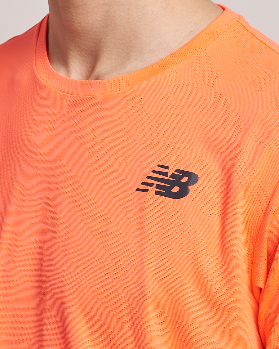 Homme | T-shirts | New Balance Running | Q Speed Jacquard T-Shirt Neon Dragonfly