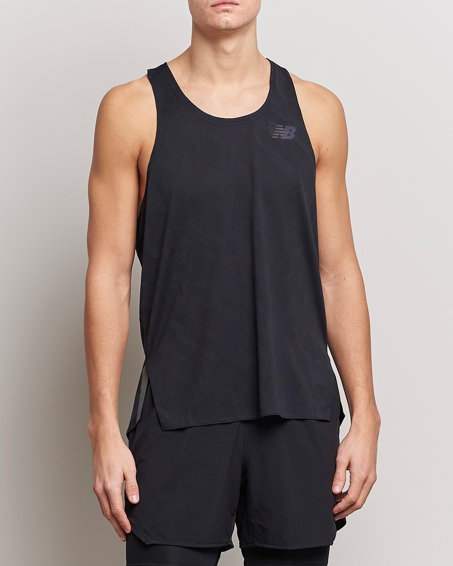 Homme | T-shirts | New Balance Running | Q Speed Jacquard Singlet Black