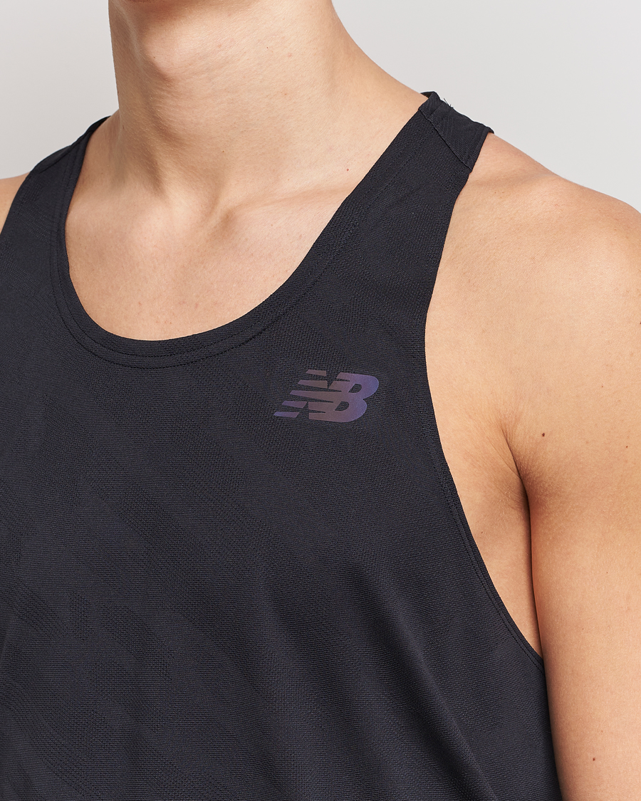 Homme | T-shirts | New Balance Running | Q Speed Jacquard Singlet Black