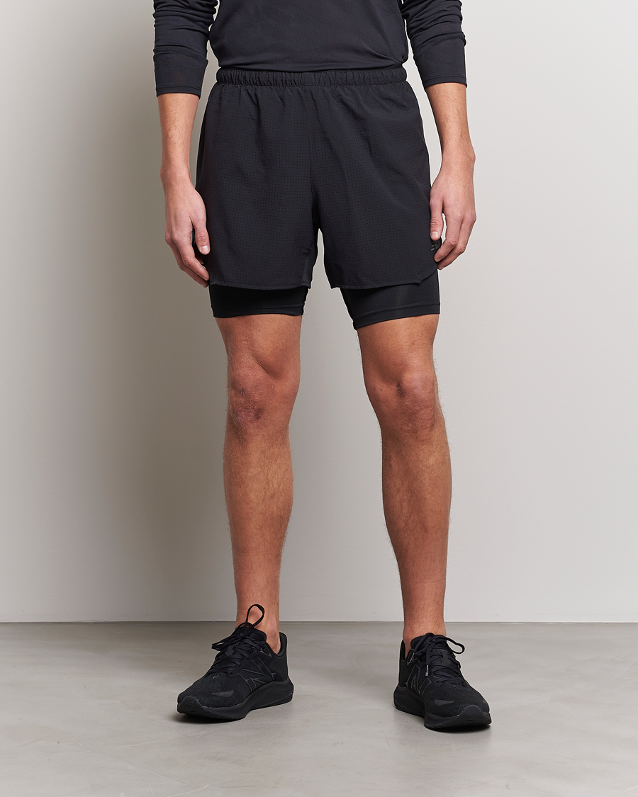Homme | Shorts | New Balance Running | Q Speed 2 in 1 Shorts Black