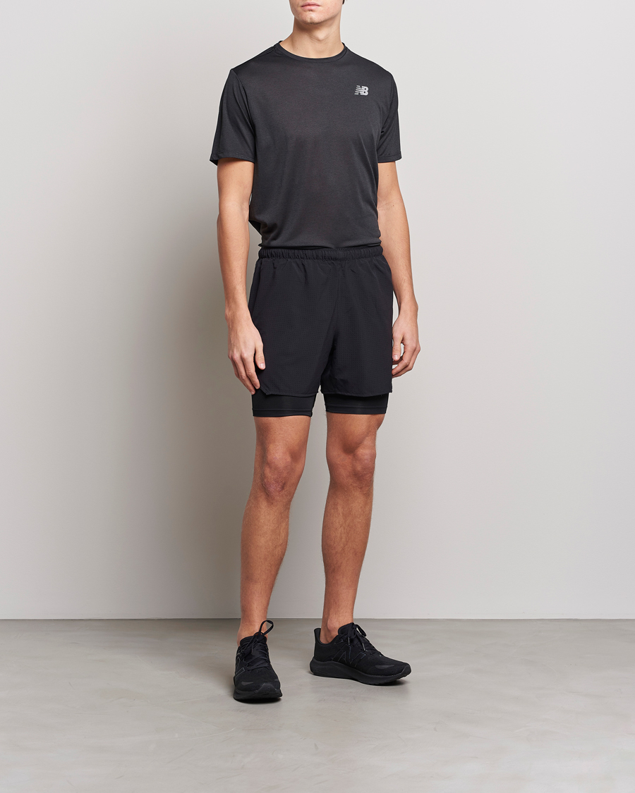 Homme | T-shirts | New Balance Running | Impact Run T-Shirt Black