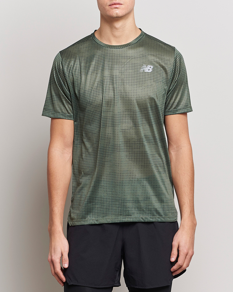 Homme | T-shirts | New Balance Running | Impact Run T-Shirt Deep Olive
