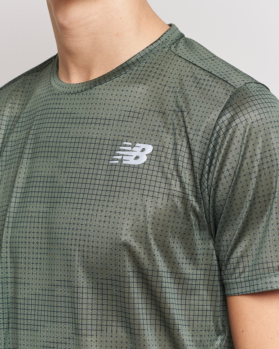 Homme | T-shirts | New Balance Running | Impact Run T-Shirt Deep Olive