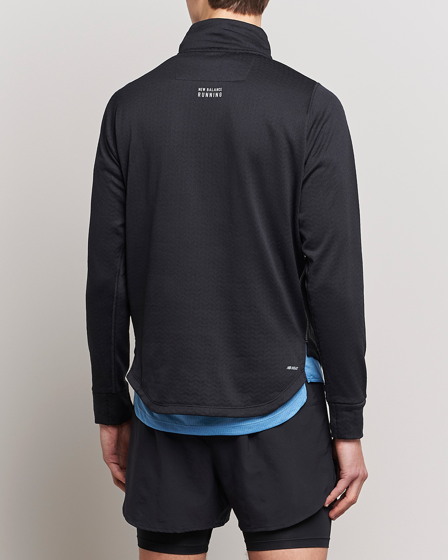 Homme | Pulls Et Tricots | New Balance Running | NB Heat Grid Half Zip Black