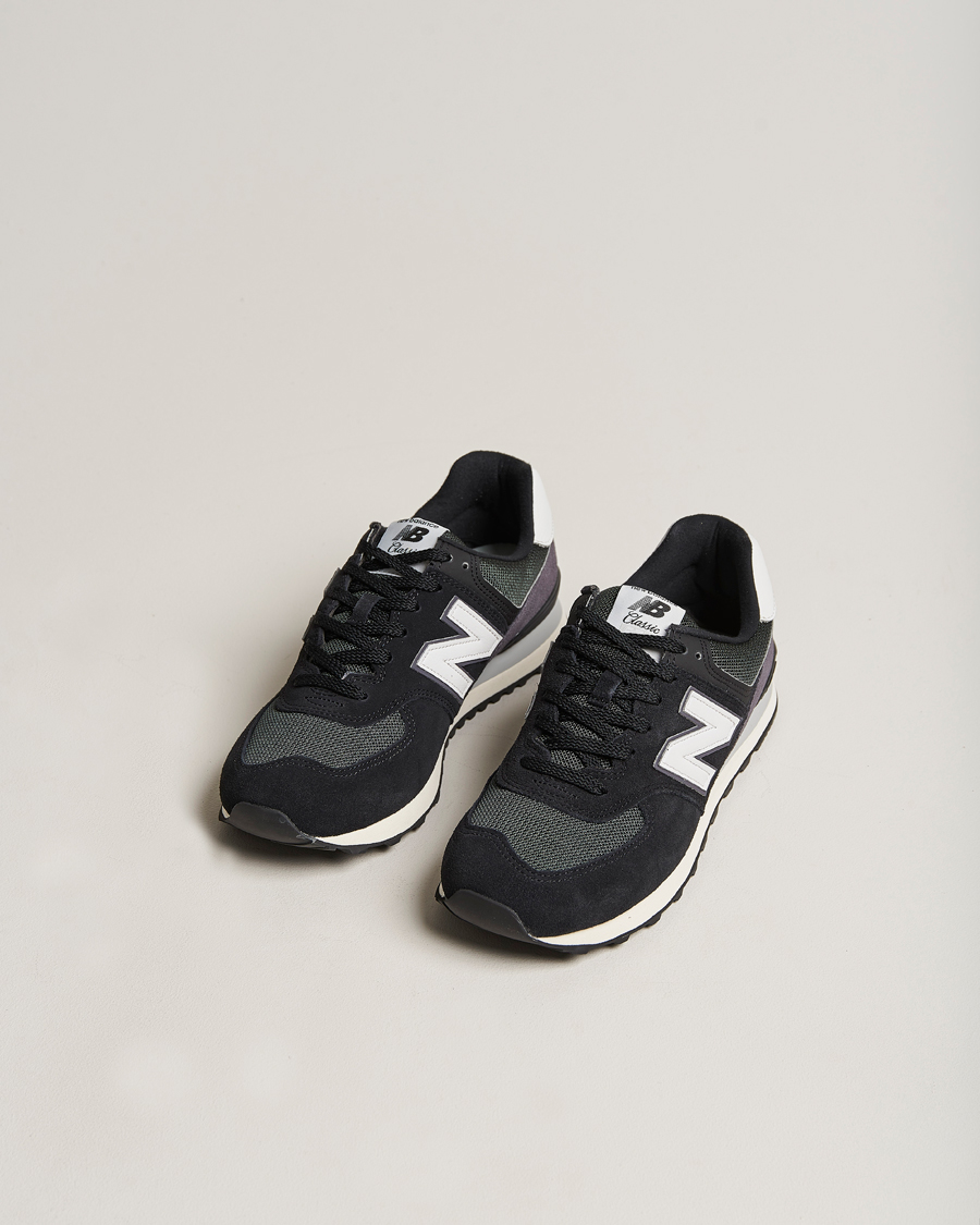 Homme | New Balance 574 Sneakers Black/White | New Balance | 574 Sneakers Black/White