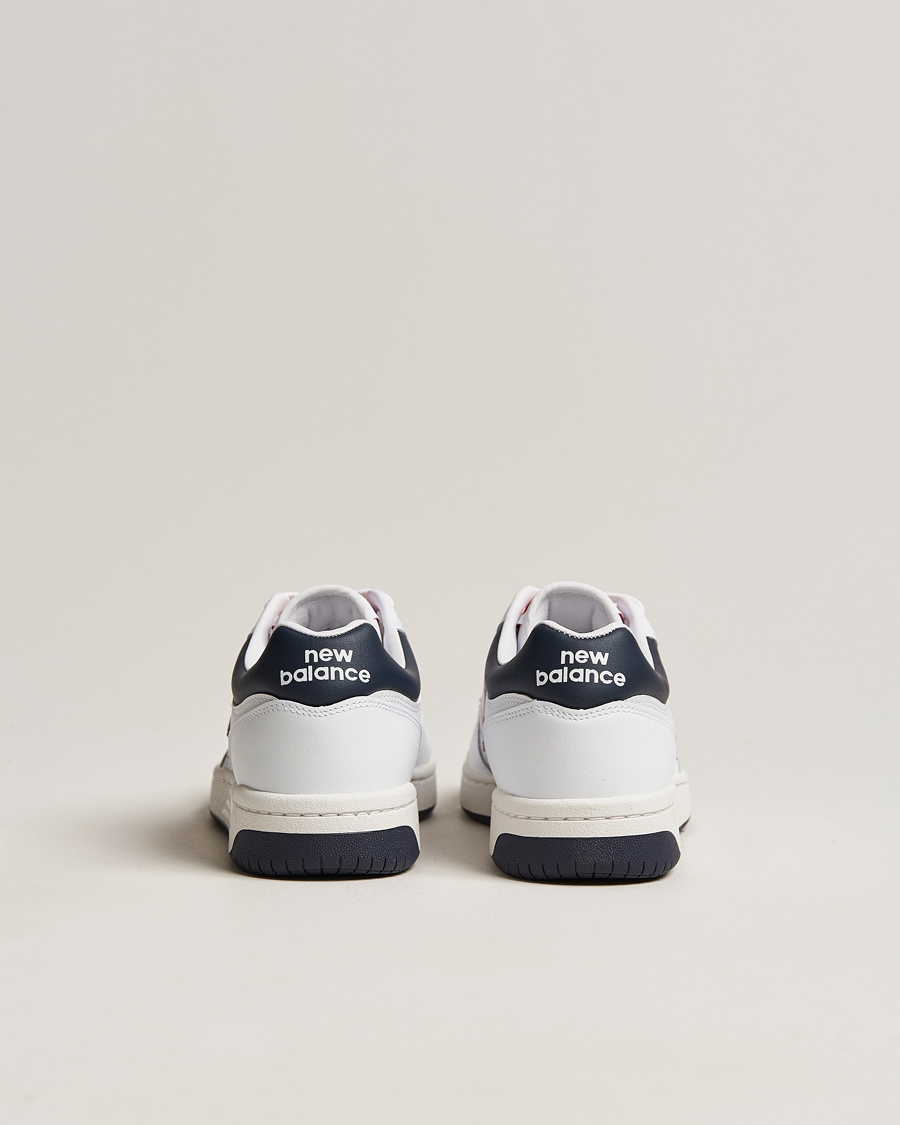Homme | New Balance 480 Sneakers White/Navy | New Balance | 480 Sneakers White/Navy