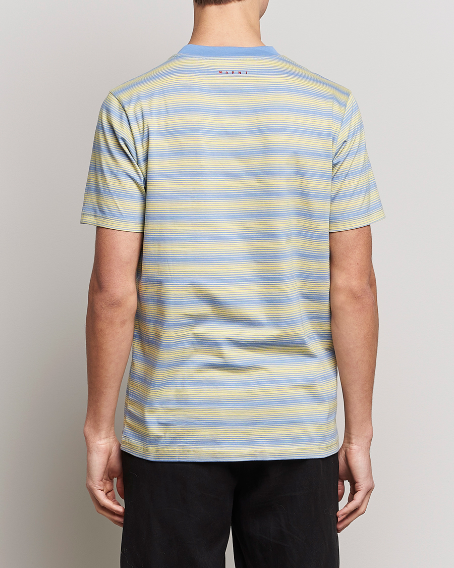 Homme | T-shirts | Marni | 3-Pack Block Stripe T-Shirt Citrine