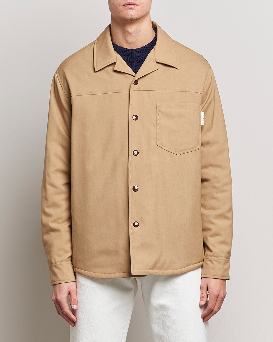 Homme | Manteaux Et Vestes | Marni | Virgin Wool Shirt Jacket Dijon